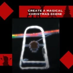 Stockholm Christmas Lights Motif LED Ropelight Santa Elf Seesaw Multi Colour -Christmas Lights Store 256947 2384621 F