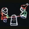 Stockholm Christmas Lights Motif LED Ropelight Santa Elf Seesaw Multi Colour