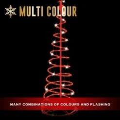 Stockholm Christmas Lights Smart LED Spiral Tree 180cm 135 LEDs Outdoor Decor -Christmas Lights Store 256961 2108595 F