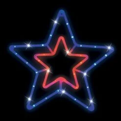 Stockholm Christmas Lights Smart LED Ropelight 2D Star Colour Changing Rainbow -Christmas Lights Store 256963 2108611 F