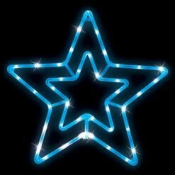 Stockholm Christmas Lights Smart LED Ropelight 2D Star Colour Changing Rainbow -Christmas Lights Store 256963 2108615 F