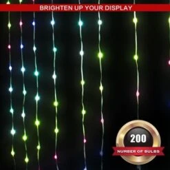 Stockholm Christmas Lights Smart LED Flex Wire Rainbow Curtain Colour Changing -Christmas Lights Store 256965 2108623 F