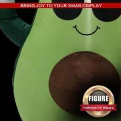 Stockholm Christmas Inflatables Airpower Novelty Character AVO 120cm White LEDs -Christmas Lights Store 256967 2108637 F