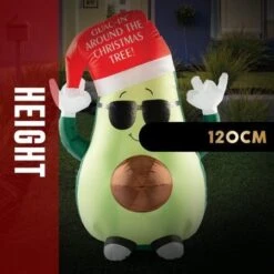 Stockholm Christmas Inflatables Airpower Novelty Character AVO 120cm White LEDs -Christmas Lights Store 256967 2108639 F