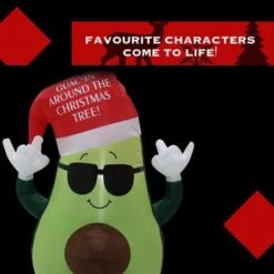 Stockholm Christmas Inflatables Airpower Novelty Character AVO 120cm White LEDs -Christmas Lights Store 256967 2108643 F