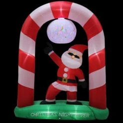 Stockholm Christmas Inflatables Airpower Santa Spinning 2.1m Red Green Blue