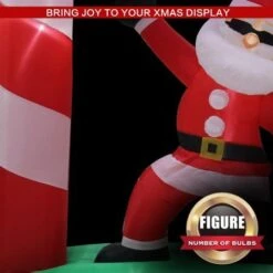 Stockholm Christmas Inflatables Airpower Santa Spinning 2.1m Red Green Blue 9 Stockholm Christmas Inflatables Airpower Santa Spinning 2.1m Red Green Blue -Christmas Lights Store 256979 2108705 F