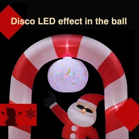 Stockholm Christmas Inflatables Airpower Santa Spinning 2.1m Red Green Blue 5 Stockholm Christmas Inflatables Airpower Santa Spinning 2.1m Red Green Blue - Image 5