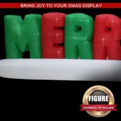 Stockholm Christmas Inflatables Airpower MERRY CHRISTMAS SIGN 6m Red Green Blue 14 Stockholm Christmas Inflatables Airpower MERRY CHRISTMAS SIGN 6m Red Green Blue -Christmas Lights Store 256991 2385097 F