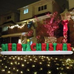 Stockholm Christmas Inflatables Airpower MERRY CHRISTMAS SIGN 6m Red Green Blue 15 Stockholm Christmas Inflatables Airpower MERRY CHRISTMAS SIGN 6m Red Green Blue -Christmas Lights Store 256991 2385107 F