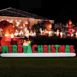 Stockholm Christmas Inflatables Airpower MERRY CHRISTMAS SIGN 6m Red Green Blue 16 Stockholm Christmas Inflatables Airpower MERRY CHRISTMAS SIGN 6m Red Green Blue -Christmas Lights Store 256991 2385109 F