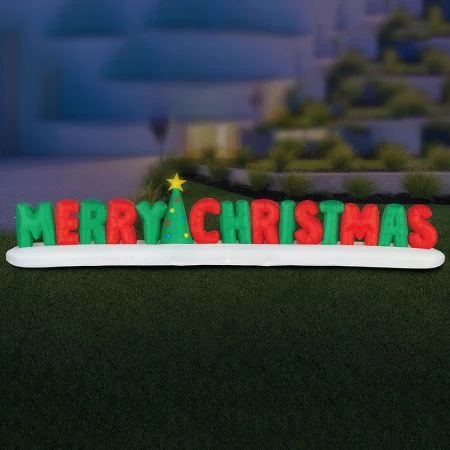 Stockholm Christmas Inflatables Airpower MERRY CHRISTMAS SIGN 6m Red Green Blue 9 Stockholm Christmas Inflatables Airpower MERRY CHRISTMAS SIGN 6m Red Green Blue - Image 9