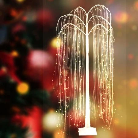 Stockholm Christmas Trees Xmas Lit LED Shimmer Willow Tree 360 LEDs 170cm Home 1 Stockholm Christmas Trees Xmas Lit LED Shimmer Willow Tree 360 LEDs 170cm Home