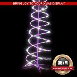 Stockholm Christmas Trees Spiral Tree LED Ropelight 1.8m 7 Flash Modes Outdoor -Christmas Lights Store 256997 2108861 F
