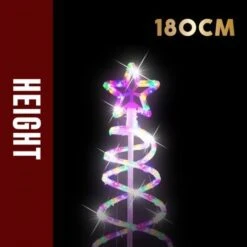 Stockholm Christmas Trees Spiral Tree LED Ropelight 1.8m 7 Flash Modes Outdoor -Christmas Lights Store 256997 2108863 F