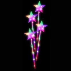 Stockholm Christmas Lights LED Path Light Crystal Star 4pc Wedding Xmas Outdoor -Christmas Lights Store 256999 2108873 F