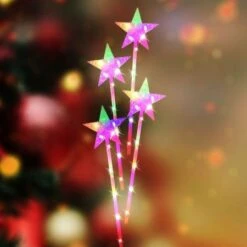 Stockholm Christmas Lights LED Path Light Crystal Star 4pc Wedding Xmas Outdoor -Christmas Lights Store 256999 2108883 F