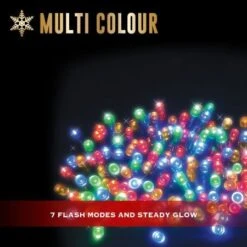 Stockhom Christmas Lights Solar USB Fairy Lights 300 LEDs Multi Colour Garden -Christmas Lights Store 257003 2384401 F