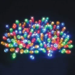 Stockhom Christmas Lights Solar USB Fairy Lights 300 LEDs Multi Colour Garden