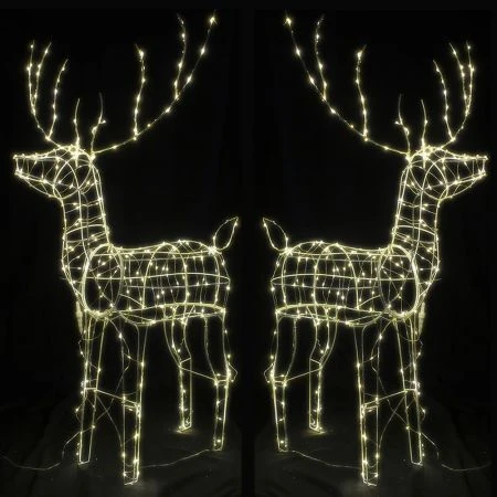 Stockholm Christmas Lights Xmas Decor LED Reindeer Standing 250 LEDs 115cm 6 Stockholm Christmas Lights Xmas Decor LED Reindeer Standing 250 LEDs 115cm - Image 6