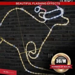 Stockholm Christmas Lights Motif ED Ropelight Kangroo Twinkle Multi Colour LEDs -Christmas Lights Store 257013 2108893 F