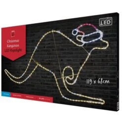 Stockholm Christmas Lights Motif ED Ropelight Kangroo Twinkle Multi Colour LEDs -Christmas Lights Store 257013 2108899 F