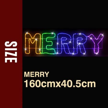 Stockholm Christmas Lights Motif LED Ropelight MERRY CHRISTMAS Rainbow Outdoor 1 Stockholm Christmas Lights Motif LED Ropelight MERRY CHRISTMAS Rainbow Outdoor