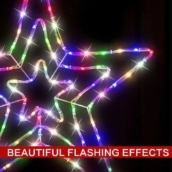 Stockholm Christmas Lights Motif LED Ropelight Tubelight 3D Star Xmas Outdoor 10 Stockholm Christmas Lights Motif LED Ropelight Tubelight 3D Star Xmas Outdoor -Christmas Lights Store 257033 2109033 F