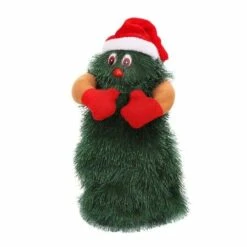 2022 Newest Electric Christmas Tree Rotating Dancing Music Toy Xmas Doll Decoration Ornament SIZE 24*10*10CM -Christmas Lights Store 258453 2127073 F