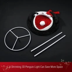 3D Christmas Lights Xmas Penguin LED Lighted Holiday Ornaments Outdoor Decorations 180CM -Christmas Lights Store 258773 2143197 HD