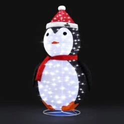 3D Christmas Lights Xmas Penguin LED Lighted Holiday Ornaments Outdoor Decorations 180CM -Christmas Lights Store 258773 2143207 HD