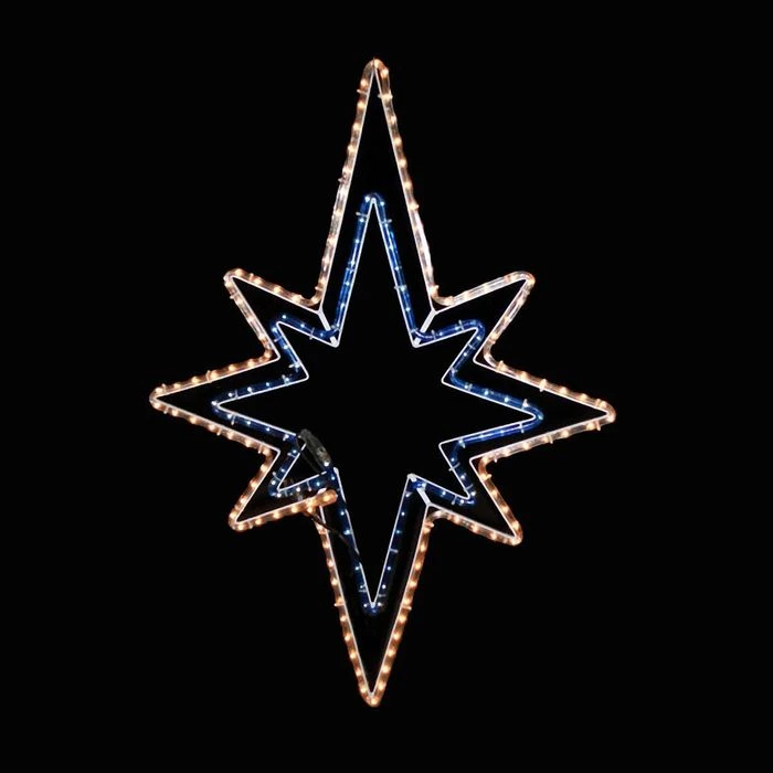Flashing Star Christmas Light Display Xmas Party Holiday Decoration 2 Flashing Star Christmas Light Display Xmas Party Holiday Decoration - Image 2
