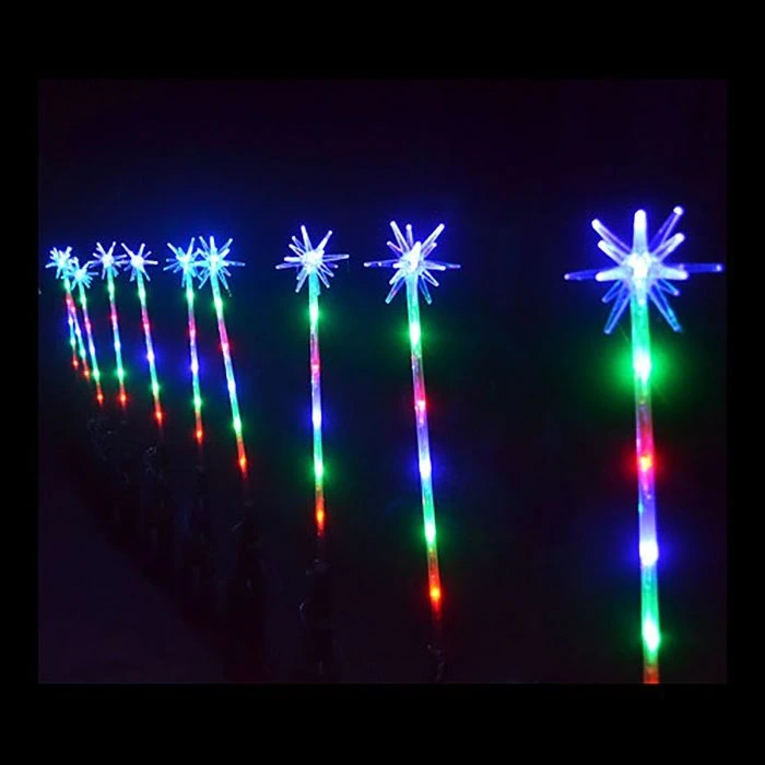 10Pcs Multicolour LED Christmas Pathway Lights Poles Xmas Outdoor Garden Decoration 1 10Pcs Multicolour LED Christmas Pathway Lights Poles Xmas Outdoor Garden Decoration
