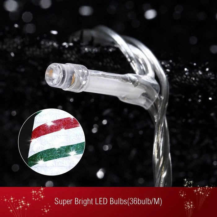 180CM Christmas Tree 3D Ribbon Xmas 200 LED Light Decorations Ornaments Indoor Outdoor 10 180CM Christmas Tree 3D Ribbon Xmas 200 LED Light Decorations Ornaments Indoor Outdoor - Image 10