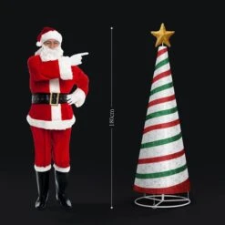 180CM Christmas Tree 3D Ribbon Xmas 200 LED Light Decorations Ornaments Indoor Outdoor 19 180CM Christmas Tree 3D Ribbon Xmas 200 LED Light Decorations Ornaments Indoor Outdoor -Christmas Lights Store 258807 2143289 HD