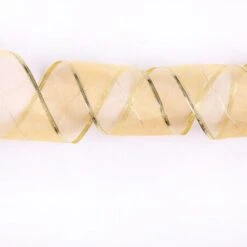 Christmas Decorations Double Layer Satin Ribbons For Crafts, 3 PCS Christmas Tree Decoration Warm LED Light Ribbon, Gold Silver Red, 6.3cm X 2m -Christmas Lights Store 259255 2131151 F