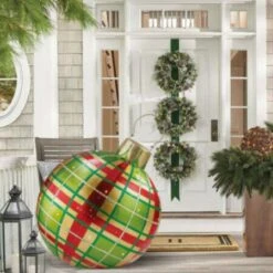 23.6 Inch PVC Giant Christmas Inflatable Ball Decor For Home Christmas Festive Gift Ball 10 23.6 Inch PVC Giant Christmas Inflatable Ball Decor For Home Christmas Festive Gift Ball -Christmas Lights Store 259319 2133395 F