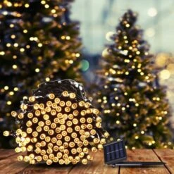 42M 400LED String Solar Powered Fairy Lights Garden Christmas Decor Warm White -Christmas Lights Store 259355 2134997 F