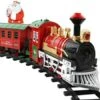 Classic Christmas Holiday Train Set With Lights And Sounds Christmas Train Toy Christmas Decoration Gift