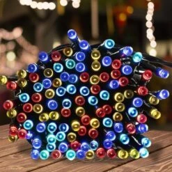 35M 200LED String Solar Powered Fairy Lights Garden Christmas Decor Multi Colour 15 35M 200LED String Solar Powered Fairy Lights Garden Christmas Decor Multi Colour -Christmas Lights Store 259731 2140901 F