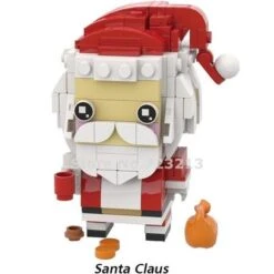 Xmas Christmas Santa Claus Elk Snowman Tree Model Building Blocks Set Gift Toys For Children
