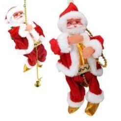 Animated Musical Santa Climbing The Rope Toys Doll Christmas Ornament For Party Home Door Wall Decoration 13 Animated Musical Santa Climbing The Rope Toys Doll Christmas Ornament For Party Home Door Wall Decoration -Christmas Lights Store 260085 2145025 F