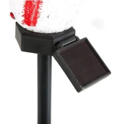 Snowman Solar Powered Garden EVA Light Christmas Decoration Lights Waterproof In Red Hat -Christmas Lights Store 260101 2145453 F