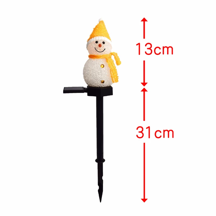 4pcs Snowmans EVA Solar Powered Garden Light Christmas Decoration Lights Waterproof Outdoor Solar Lawn Landscape Lights 7 4pcs Snowmans EVA Solar Powered Garden Light Christmas Decoration Lights Waterproof Outdoor Solar Lawn Landscape Lights - Image 7