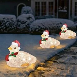 2021 Newest Scarf Duck Stake Lights Christmas Decoration, LED Acrylic Duck Christmas Ornaments Light Up Duck With Scarf Holiday Decoration 22*27cm 11 2021 Newest Scarf Duck Stake Lights Christmas Decoration, LED Acrylic Duck Christmas Ornaments Light Up Duck With Scarf Holiday Decoration 22*27cm -Christmas Lights Store 260105 2145493 HD