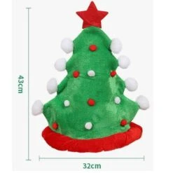 2PCS Christmas Hats Santa Hat Novelty Christmas Tree Hat Santa Pant Hat Holiday Party -Christmas Lights Store 260107 2145519 F