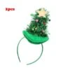 2PCS Christmas Tree Headband Santa Headwear