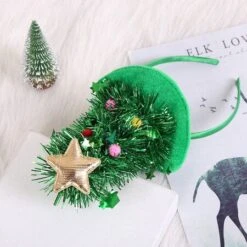 2PCS Christmas Tree Headband Santa Headwear 10 2PCS Christmas Tree Headband Santa Headwear -Christmas Lights Store 260109 2145529 F