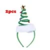 2PCS Springy Christmas Tree Headband One Size Fits Most