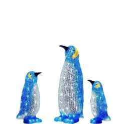 Light-up Acrylic Penguin LED Mini Lights Christmas Decoration Colorful Light Batteries Power -Christmas Lights Store 260927 2151033 HD